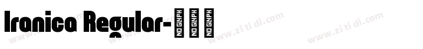 Iranica Regular字体转换